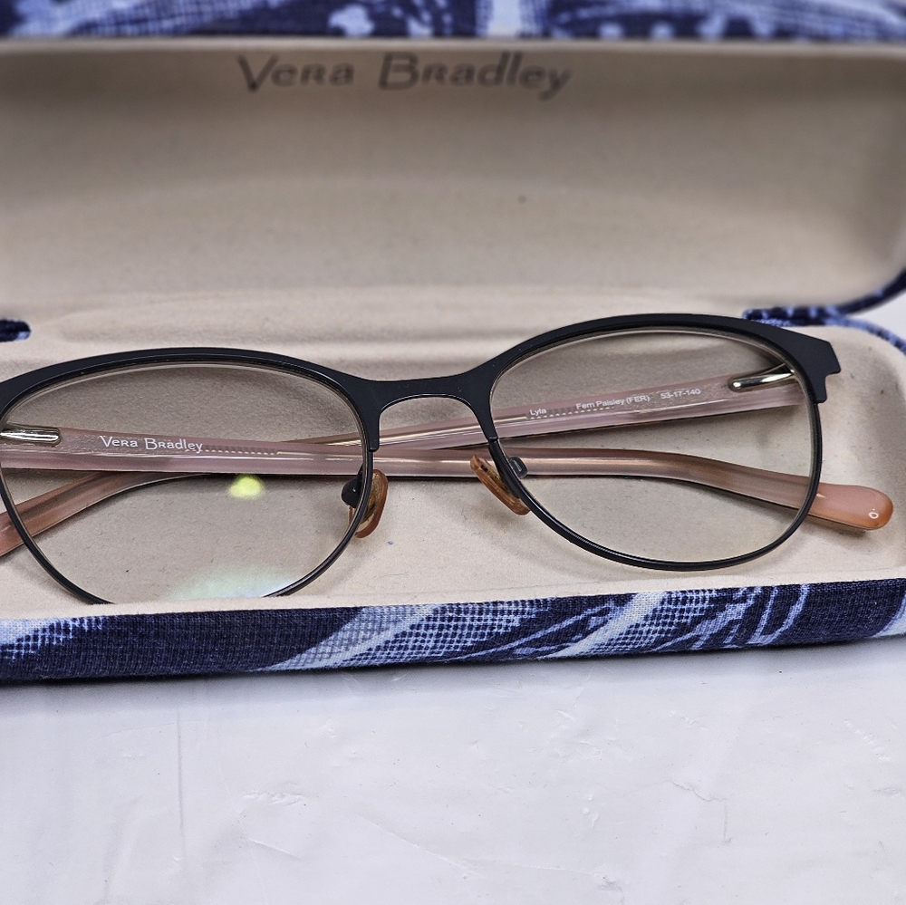 Vera Bradley Lyla Fern Paisley Frames For Rx Glasses - Picture 6 of 8